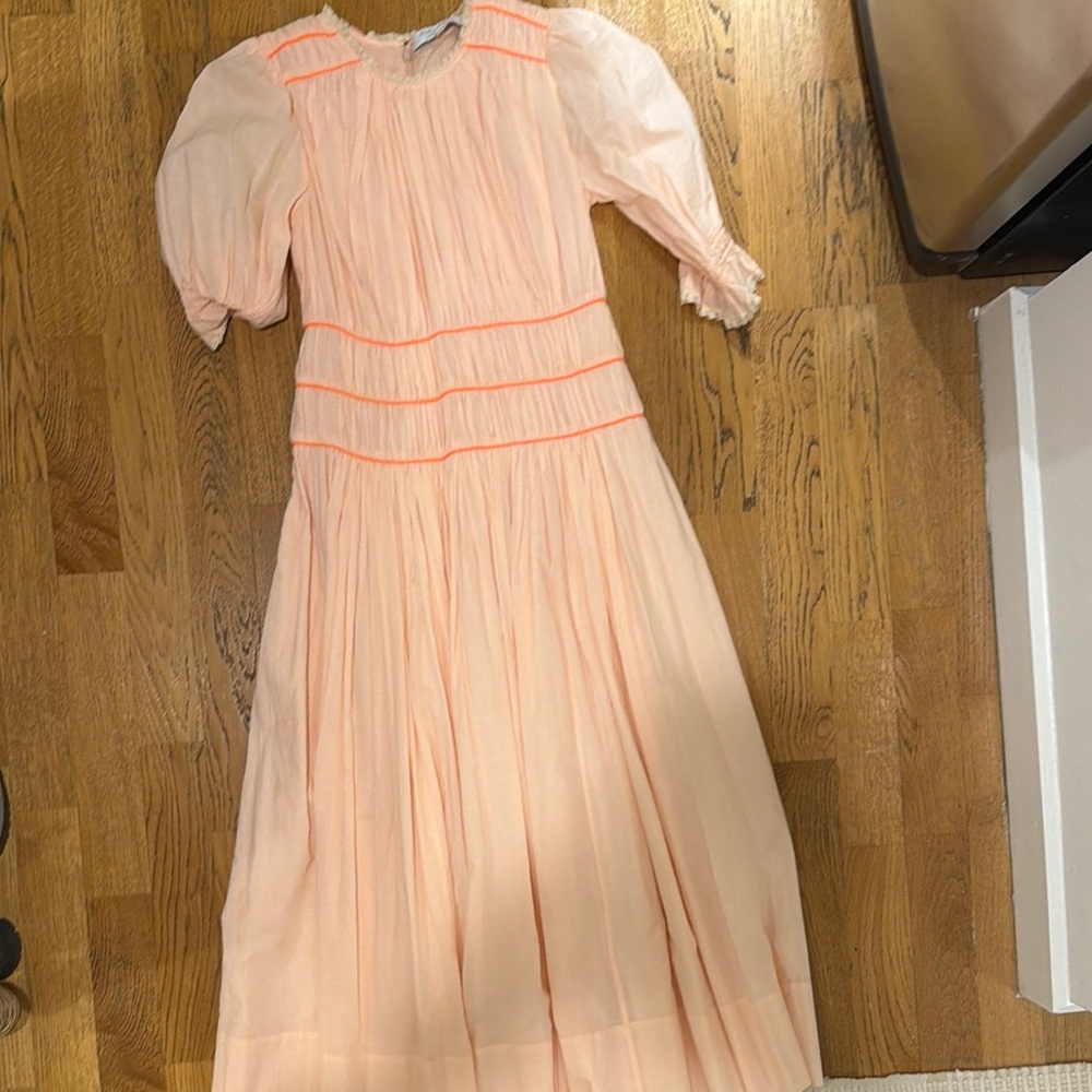 Pink Hunter Bell Smocked Dress Size 2